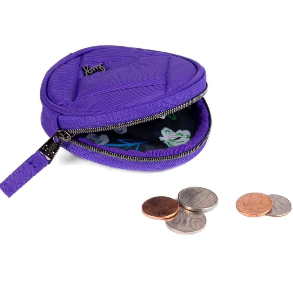 Lug Circle Coin Zip Pouch Clip NWT - Picture 12 of 13